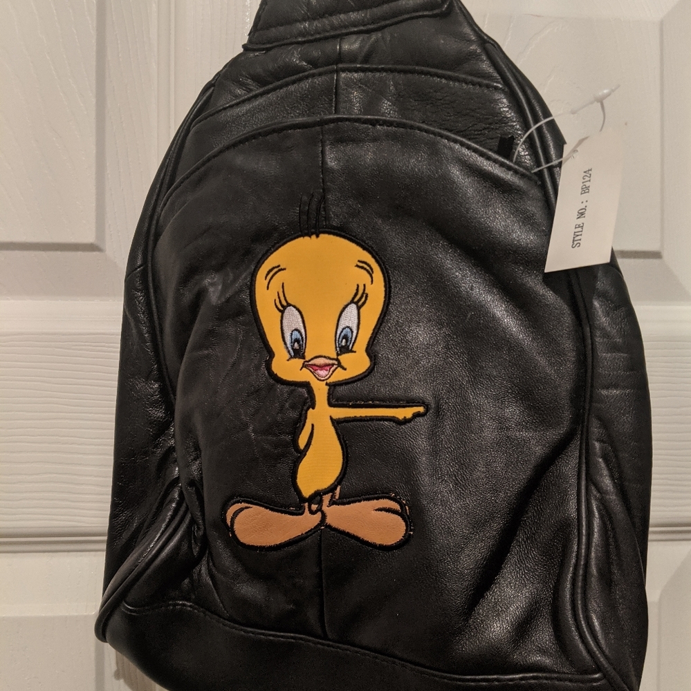 Tweety Bird Leather Backpack